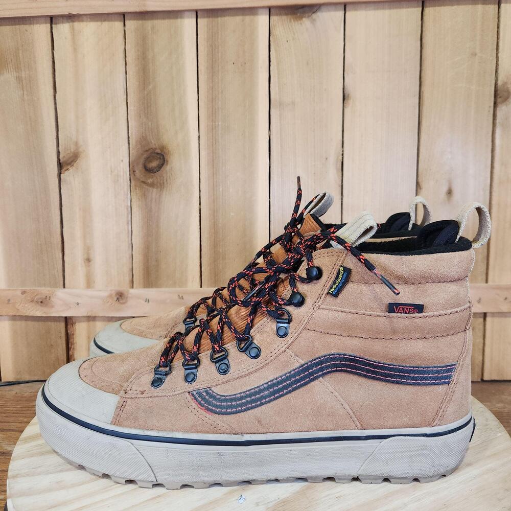 Vans MTE Primaloft Boots Mens 11.5 Brown Suede Water Resistant Snow Winter